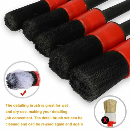 DriveEra DetailPro™ Brush Set – Car Interior & Exterior Cleaning Kit