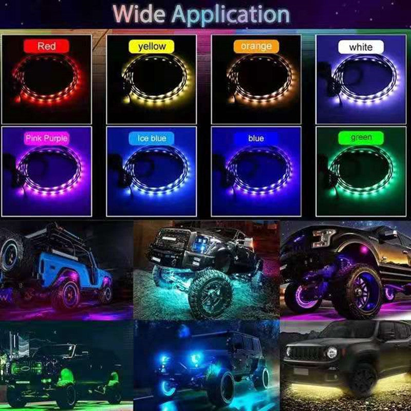 RGB Auto-Innenraum-LED-Beleuchtung – Umgebungsset mit App- und Sprachsteuerung