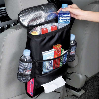 Autositz-Organizer mit Thermo-Kühltasche & Aufbewahrungstaschen