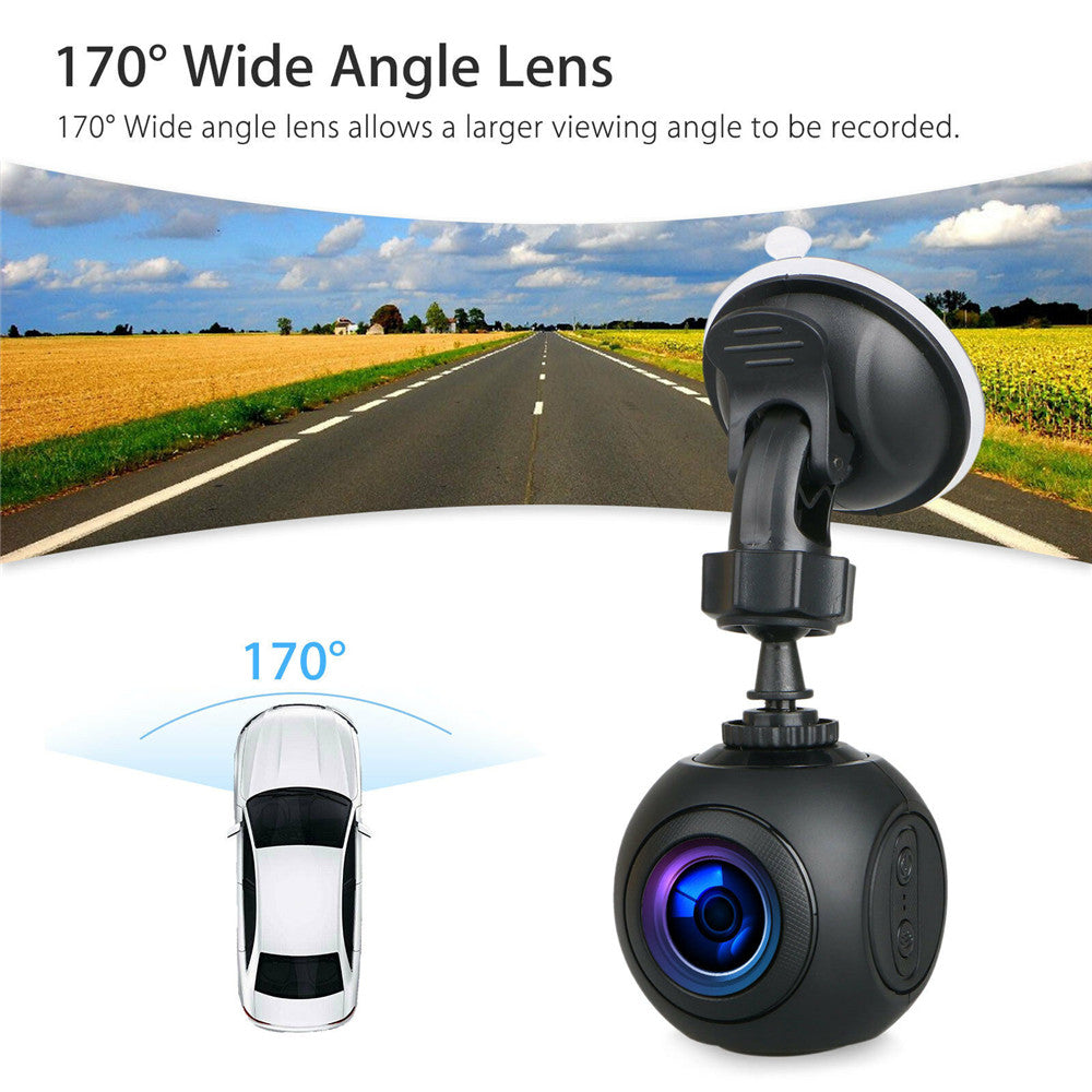 Mini WiFi Dash Cam 1080P with Night Vision & G-Sensor