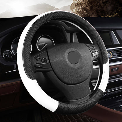 DriveEra GripLux™ Lenkradbezug aus Leder – Rutschfester Komfort & Stil