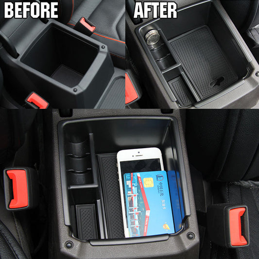 DriveEra SmartSpace™ Armlehnen-Organizer – Versteckte Aufbewahrung als Upgrade für Ihr Auto