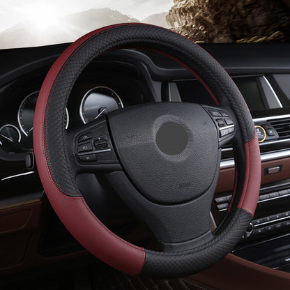 DriveEra GripLux™ Lenkradbezug aus Leder – Rutschfester Komfort & Stil