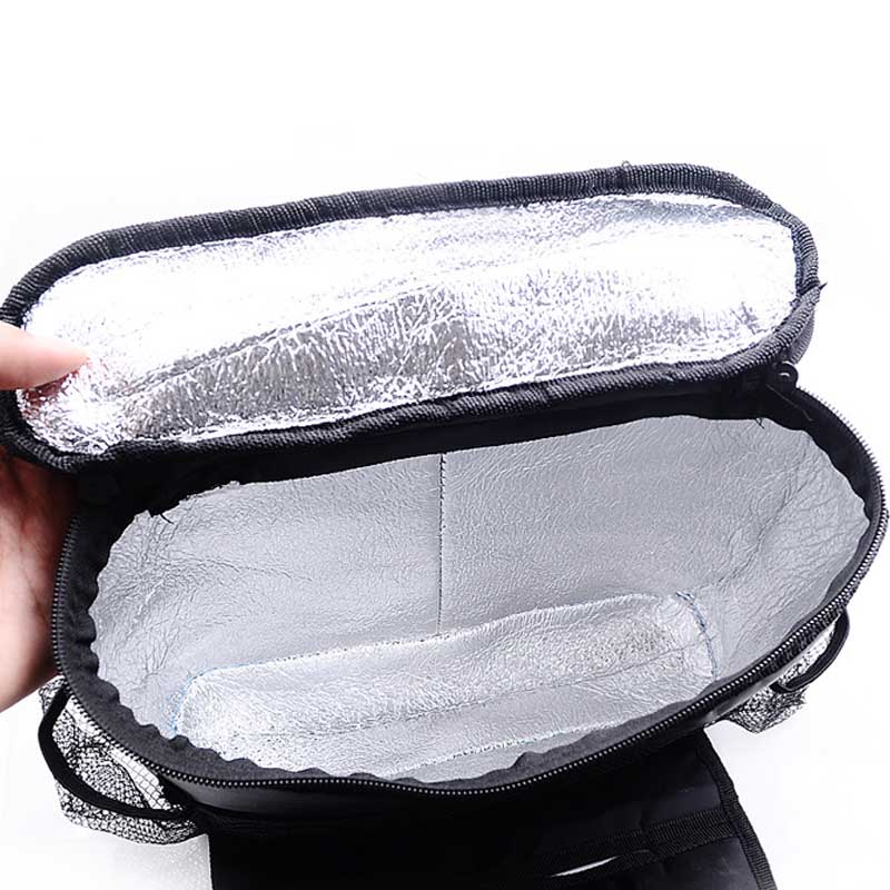 Car Seat Organizer with Thermal Cooler Bag & Storage Pockets