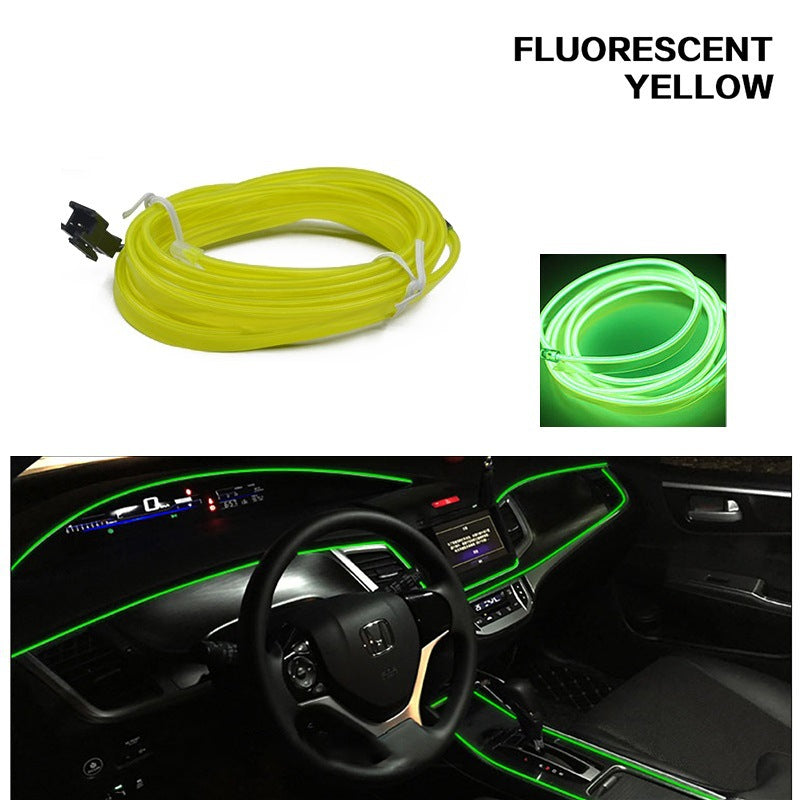 DriveEra NeonGlow™ LED-Streifen für den Innenraum (6 m) – Ambiente-Beleuchtungsset für Autos