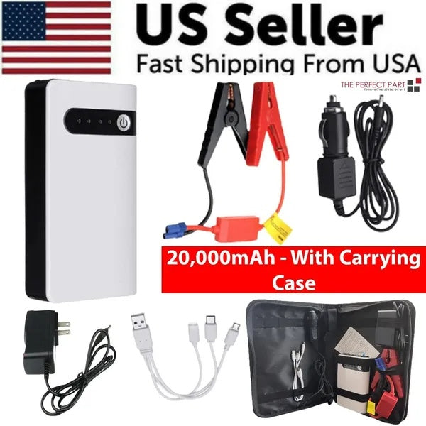 Tragbares Starthilfegerät 20000mAh mit Luftkompressor & Powerbank