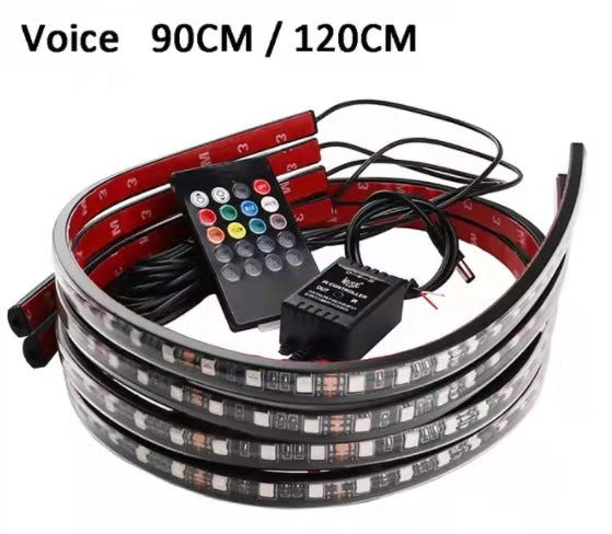 RGB Auto-Innenraum-LED-Beleuchtung – Umgebungsset mit App- und Sprachsteuerung