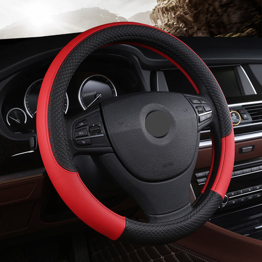 DriveEra GripLux™ Lenkradbezug aus Leder – Rutschfester Komfort & Stil