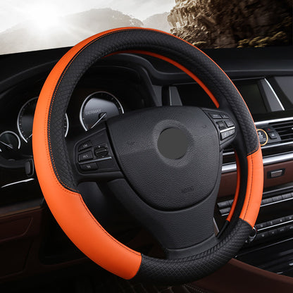 DriveEra GripLux™ Lenkradbezug aus Leder – Rutschfester Komfort & Stil