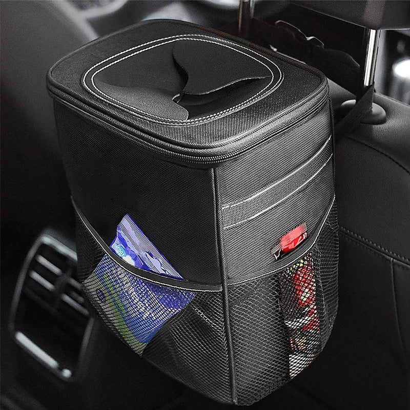 DriveEra CleanRide™ Car Trash Can – Leakproof & Odor Control Organizer