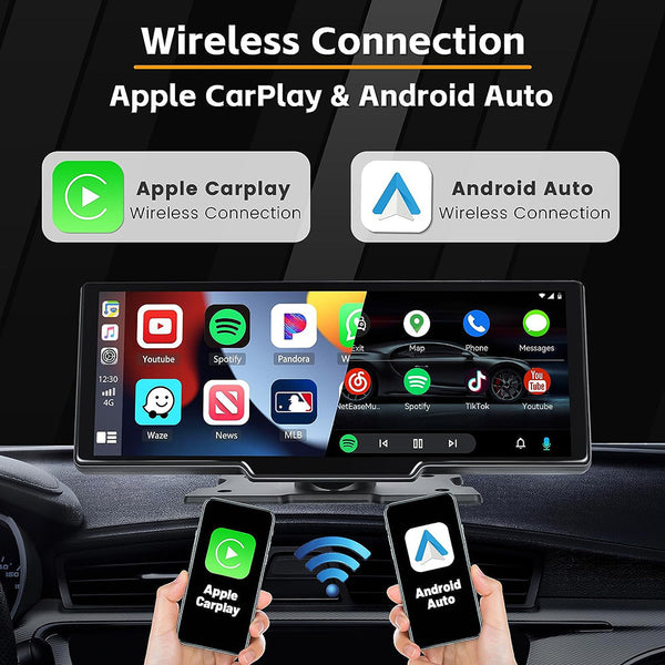 Wireless Apple CarPlay & Android Auto Smart Screen for Any Car | DriveEra
