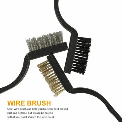 DriveEra DetailPro™ Brush Set – Car Interior & Exterior Cleaning Kit
