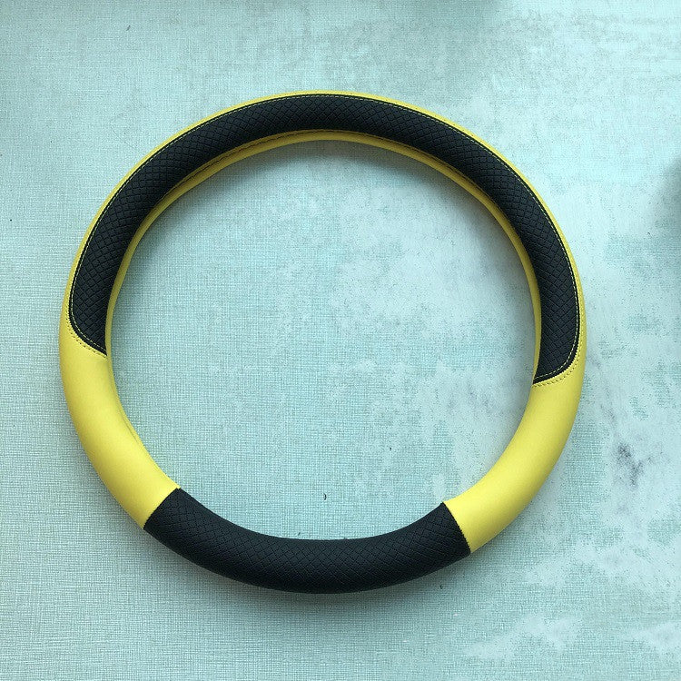 DriveEra GripLux™ Lenkradbezug aus Leder – Rutschfester Komfort & Stil