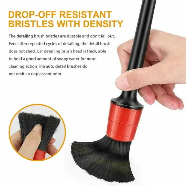 DriveEra DetailPro™ Brush Set – Car Interior & Exterior Cleaning Kit